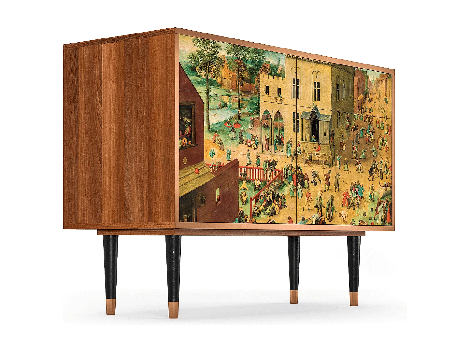 Credenza - 115x85x48 cm - BS4 - Children Games, Noce