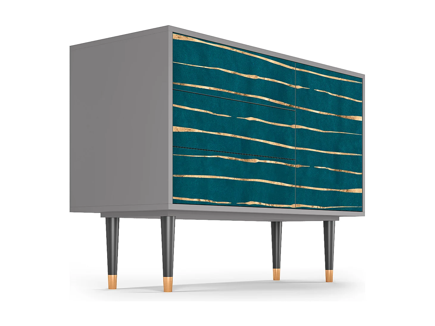 Credenza - 115х84х41 cm - S3 - Ocean Drive, Grigio