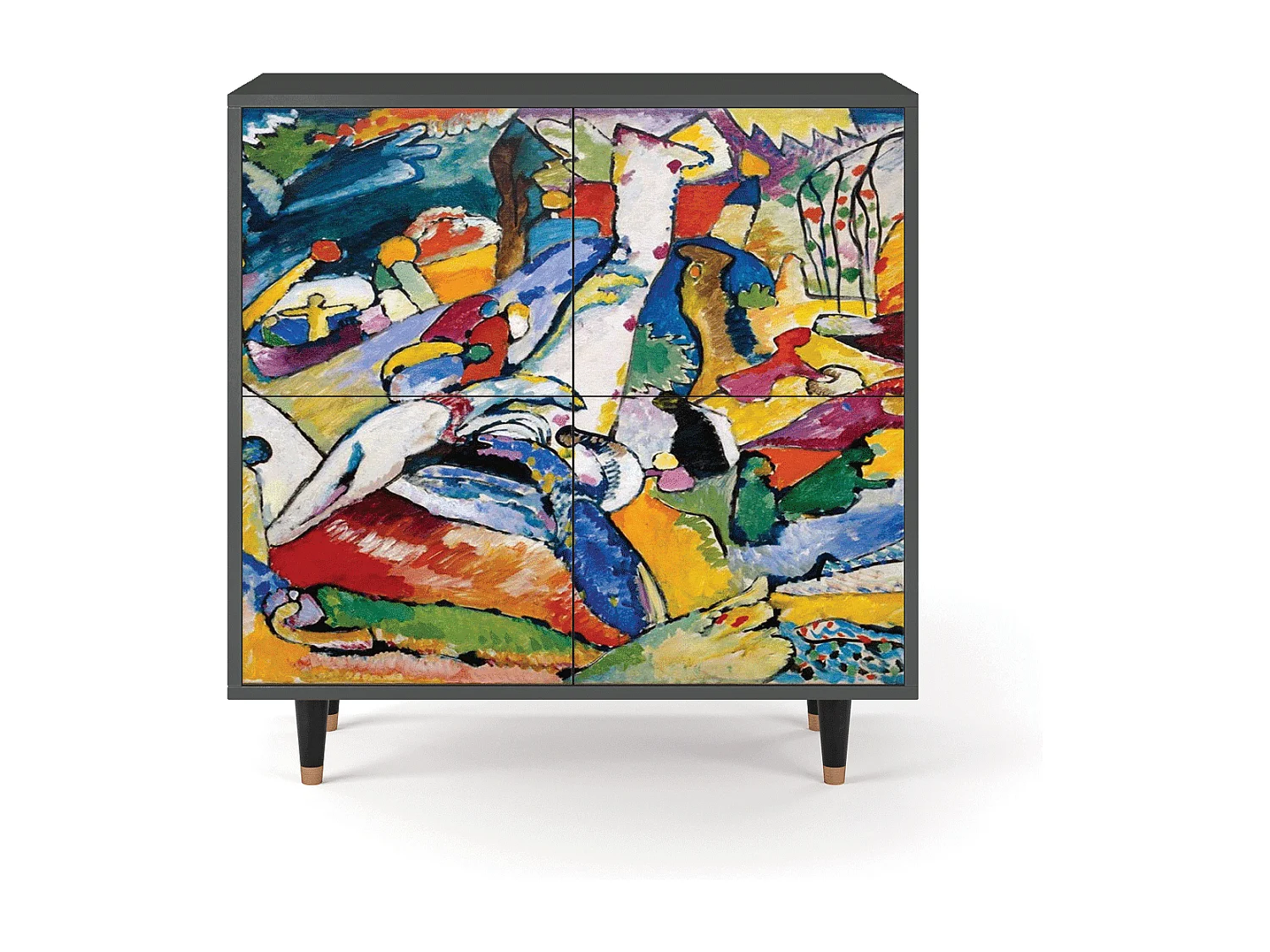 Sideboard - 94x96x48 cm - BS3 - Improvisation 26  , Anthrazit