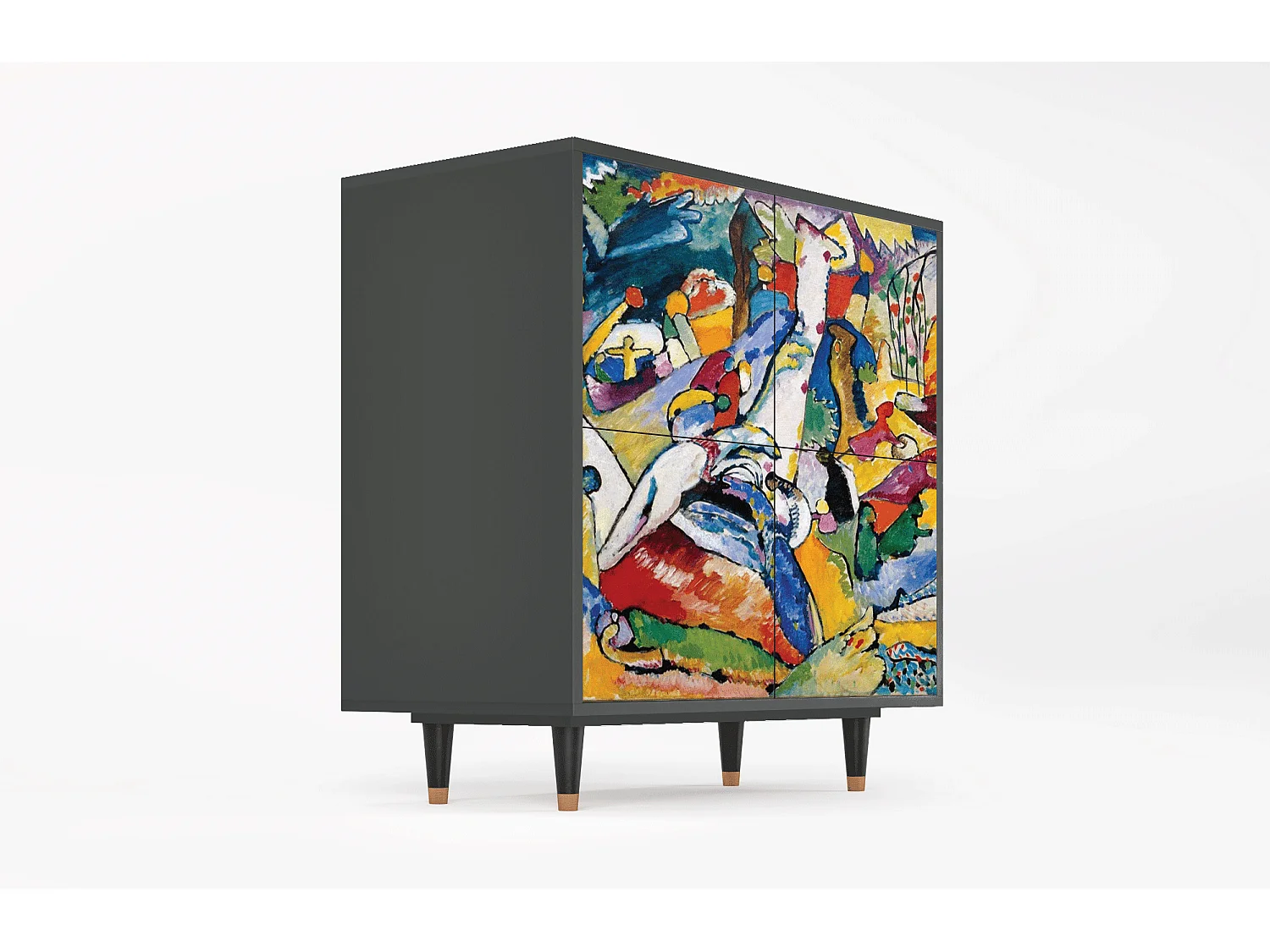 Sideboard - 94x96x48 cm - BS3 - Improvisation 26  , Anthrazit