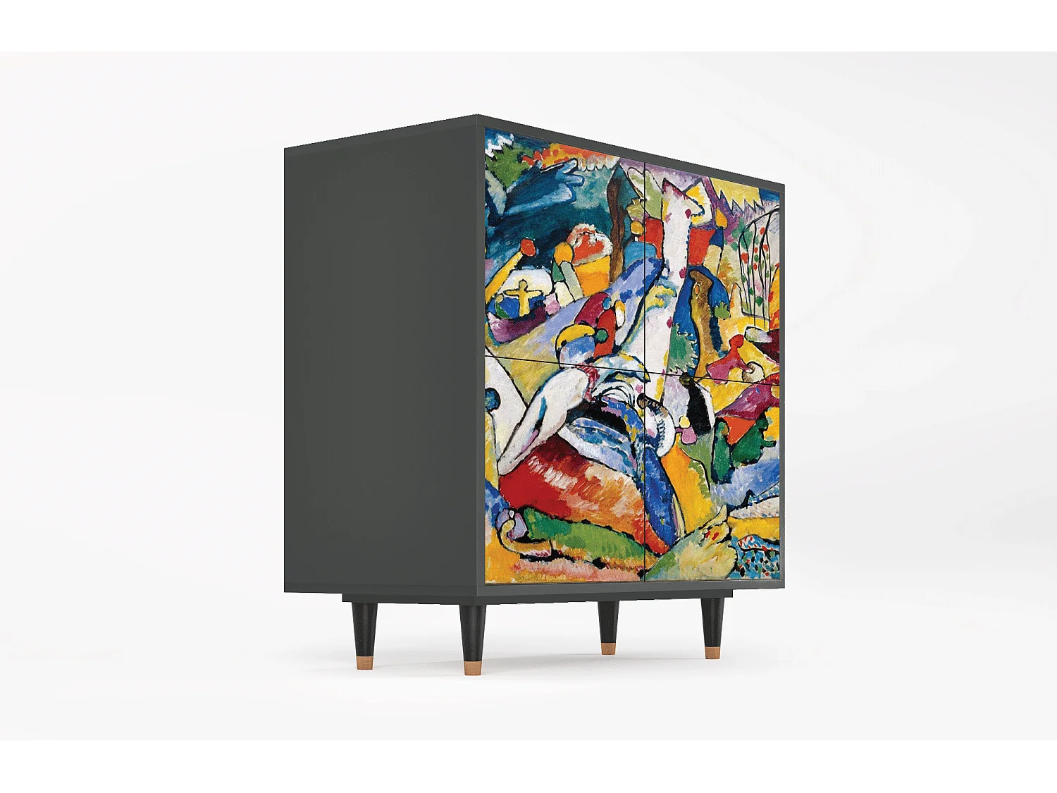Sideboard - 94x96x48 cm - BS3 - Improvisation 26  , Anthrazit