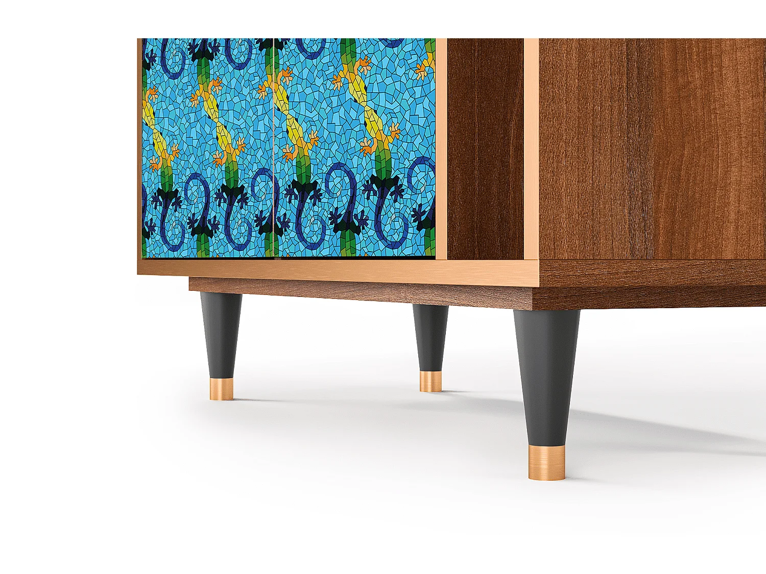 Buffet - 96х110х41 cm - BS6 - Gaudi's Lizard, Noyer