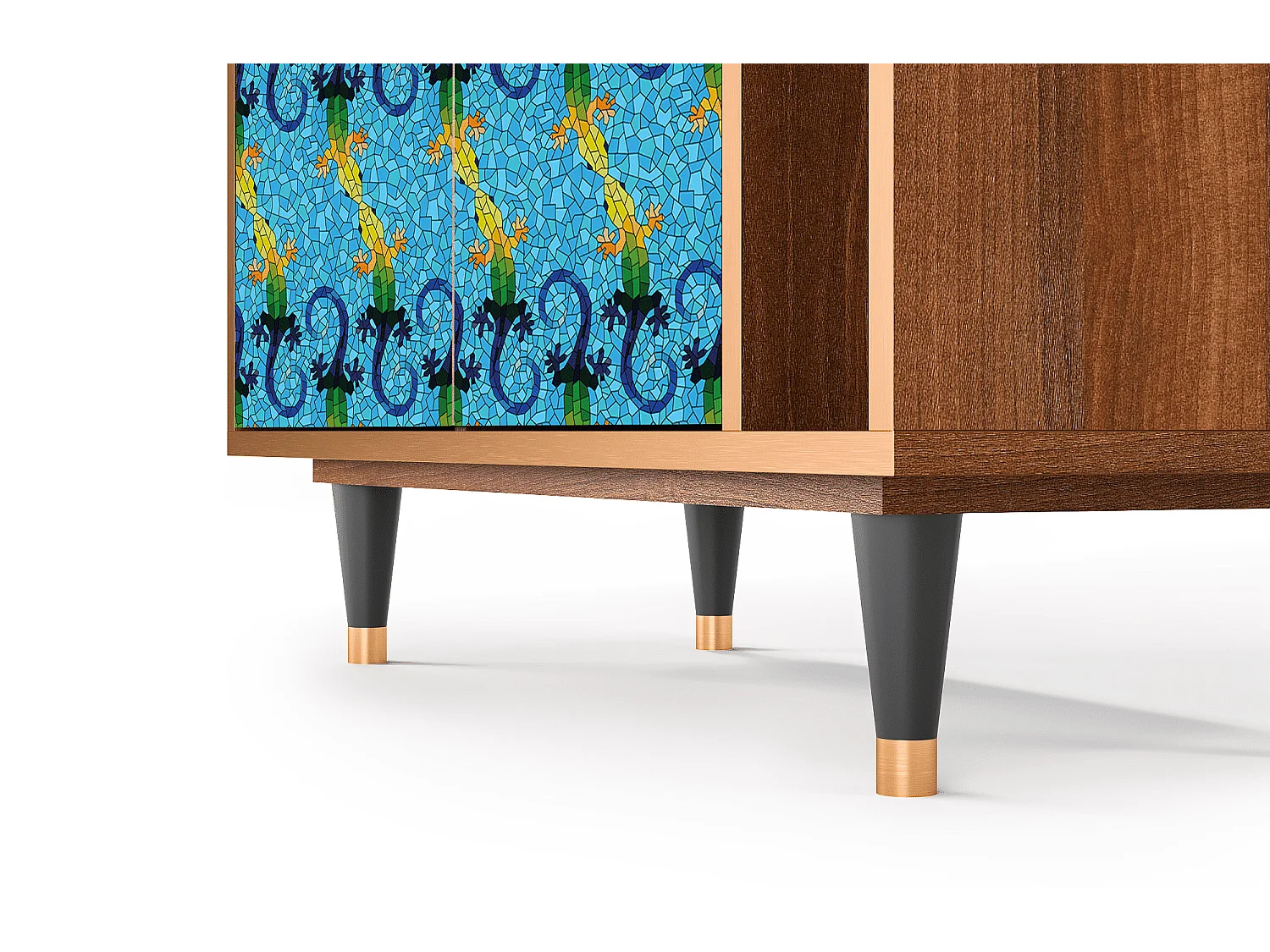 Buffet - 96х110х41 cm - BS6 - Gaudi's Lizard, Noyer