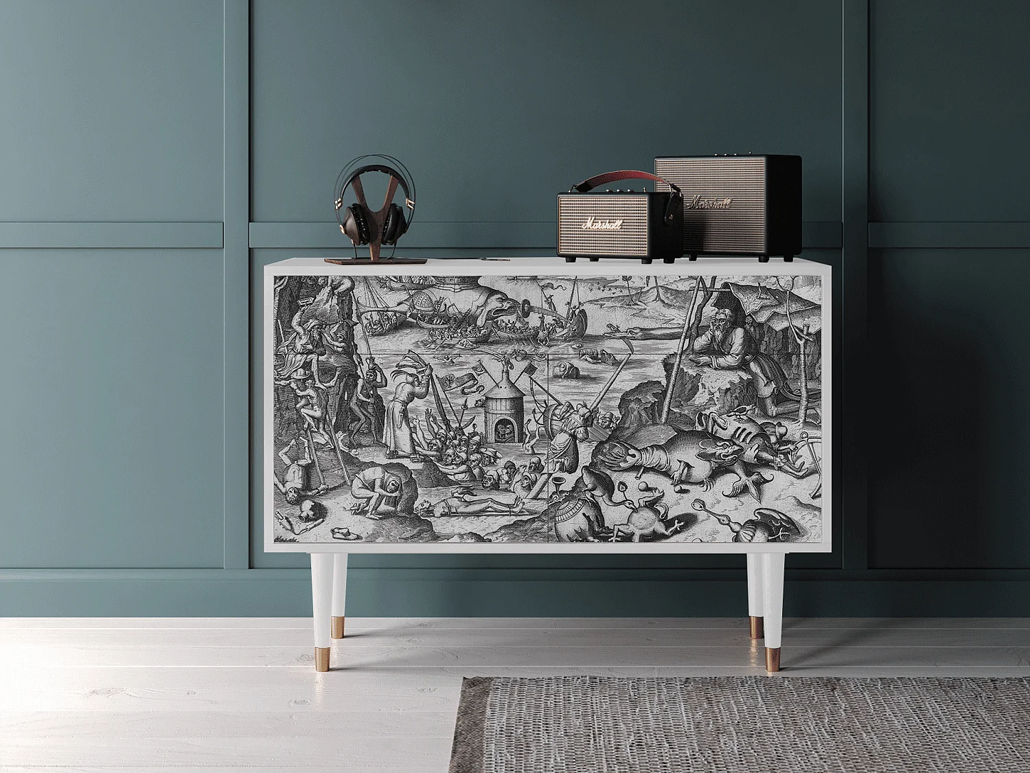 Buffet - 115x85x48 cm - BS4 - The Temptation, Blanc