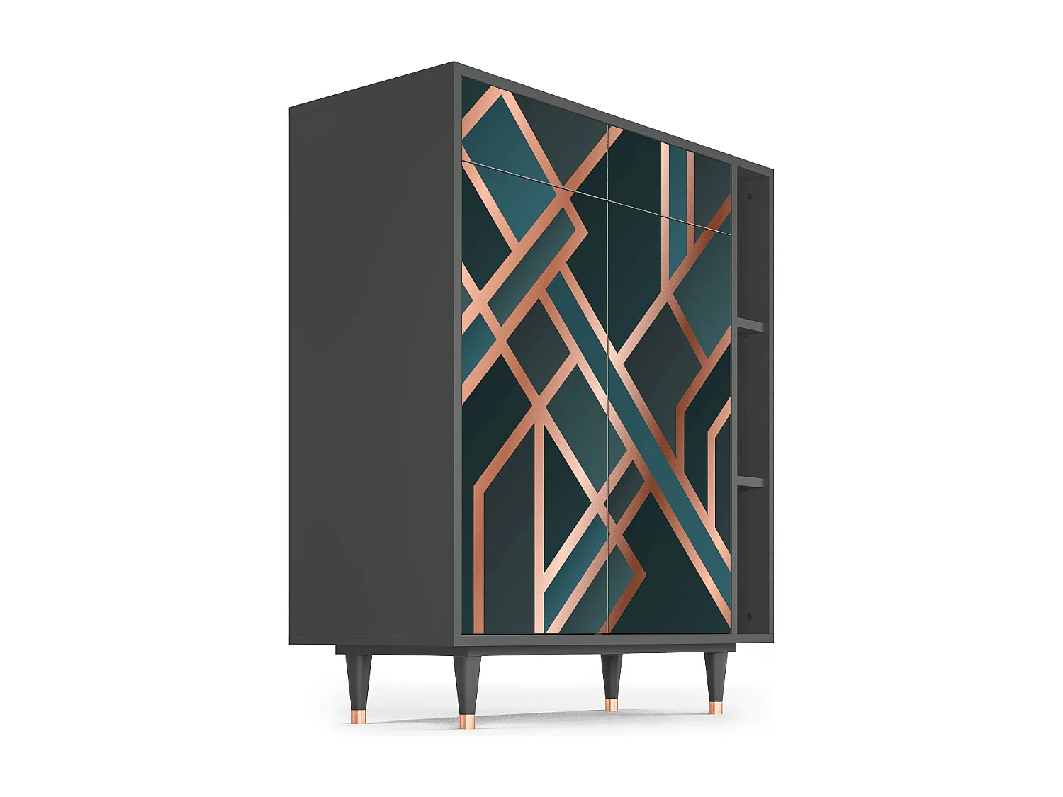 Buffet - 96х110х41 cm - BS6 - Bronze Crossroad, Anthracite