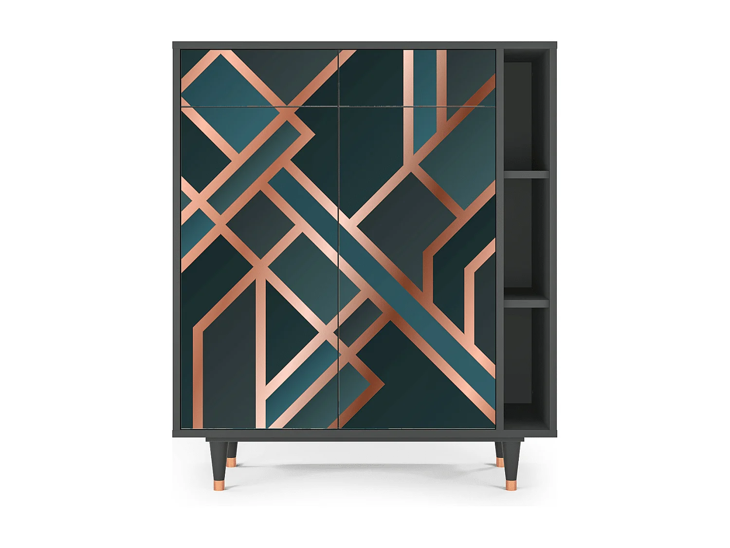 Buffet - 96х110х41 cm - BS6 - Bronze Crossroad, Anthracite