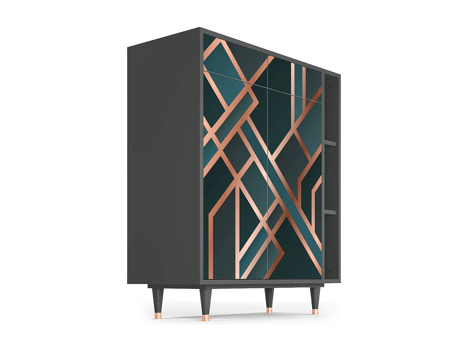 Buffet - 96х110х41 cm - BS6 - Bronze Crossroad, Anthracite