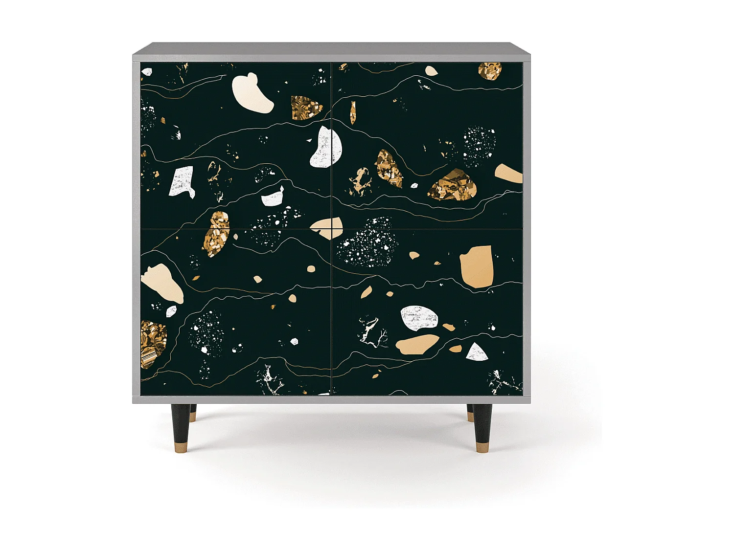 Buffet - 94x96x48 cm - BS3 - Space Rocks, Gris