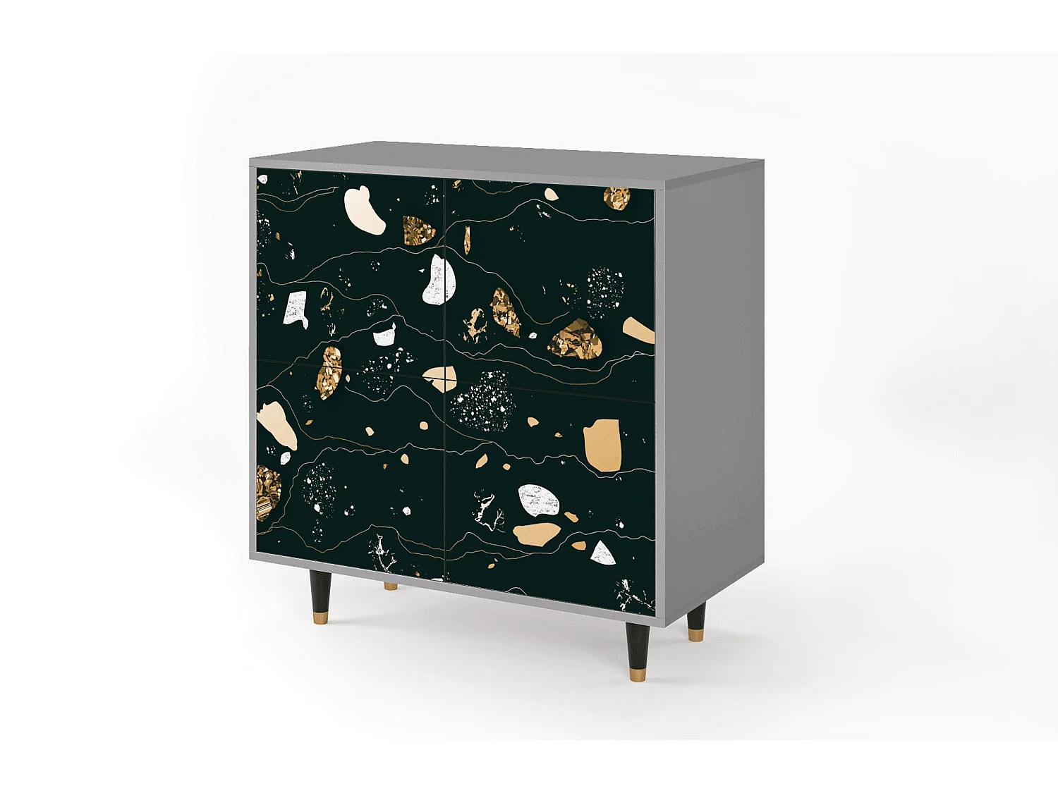 Buffet - 94x96x48 cm - BS3 - Space Rocks, Gris