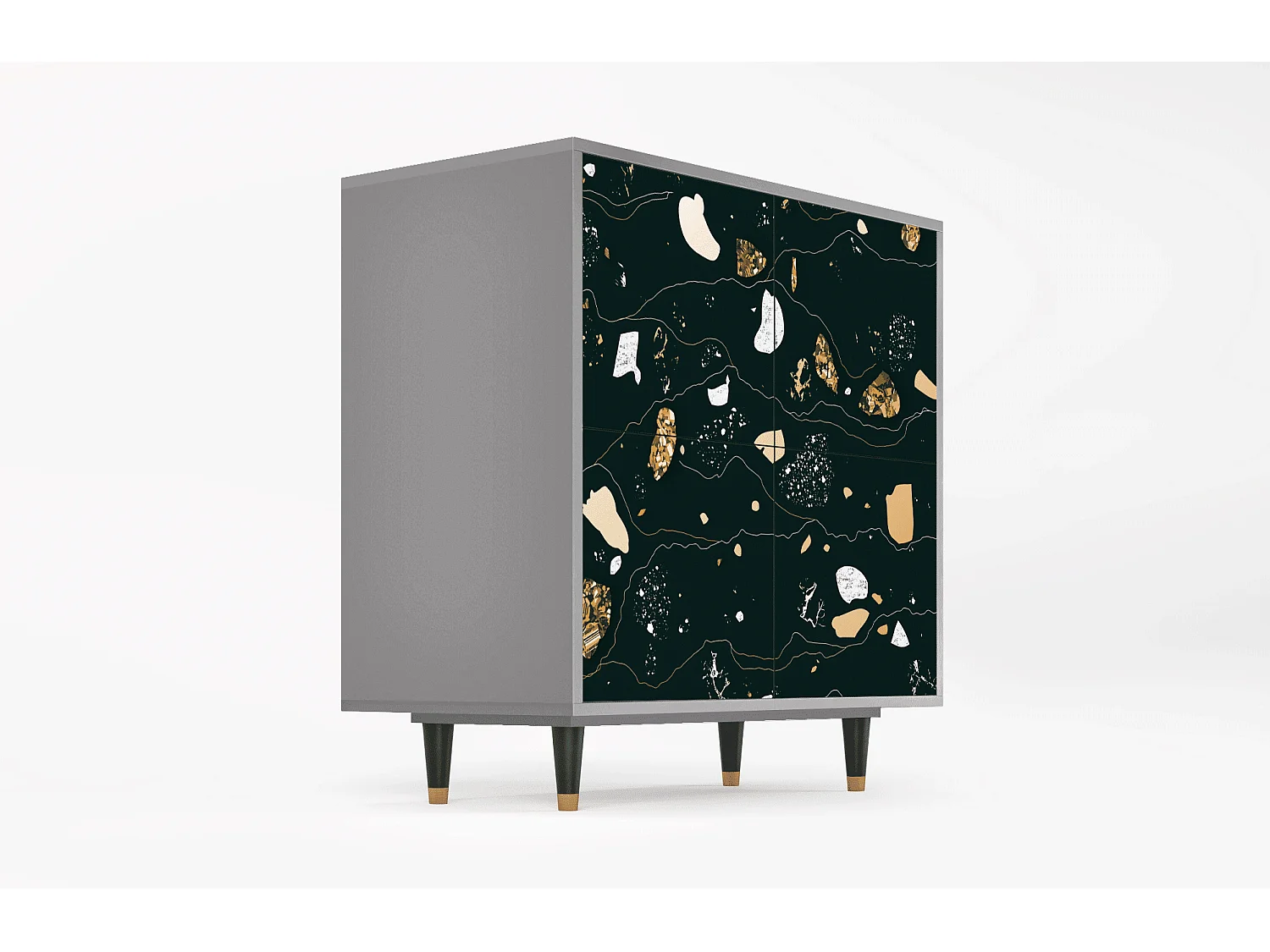 Buffet - 94x96x48 cm - BS3 - Space Rocks, Gris