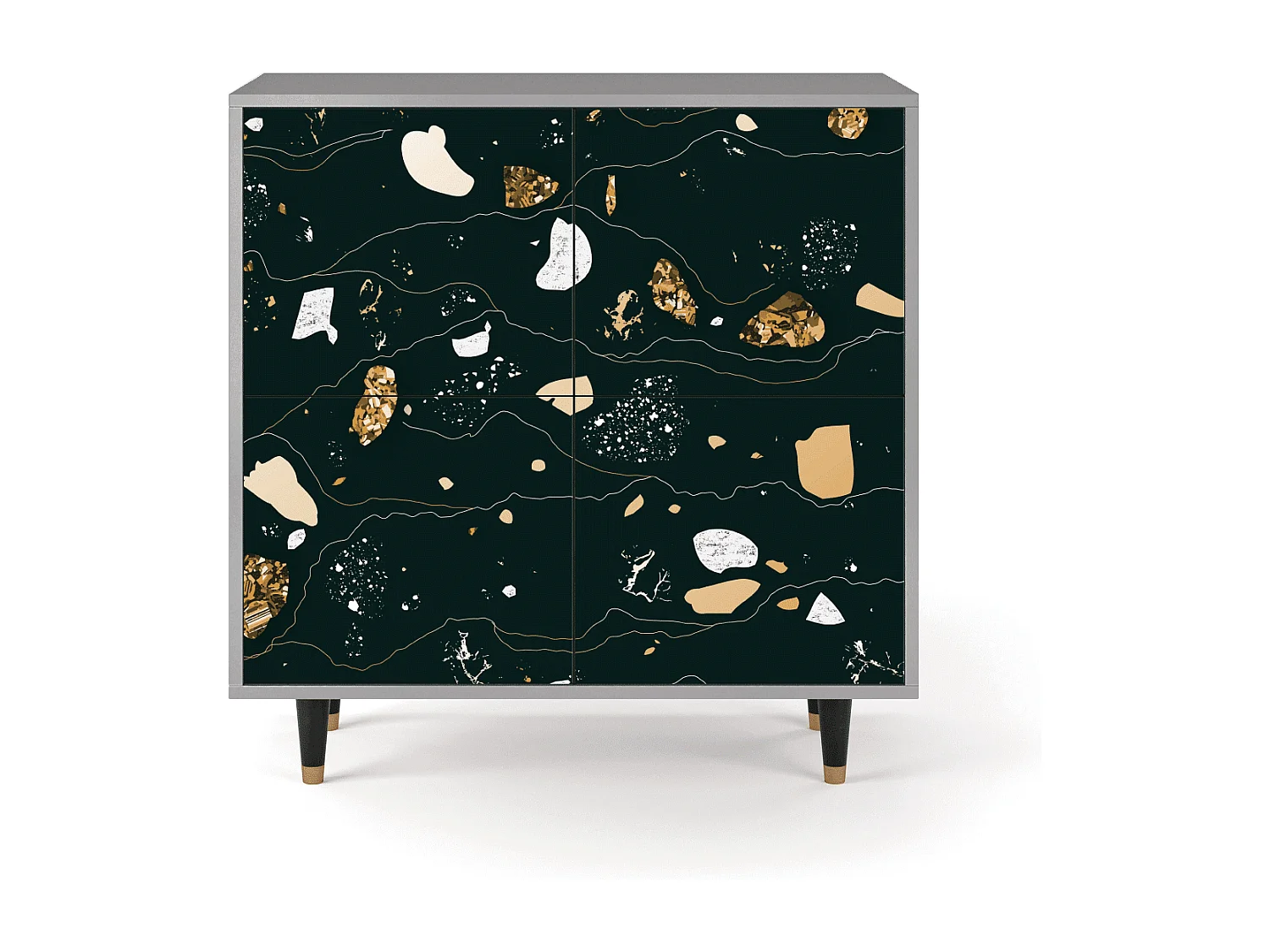 Sideboard - 94x96x48 cm - BS3 - Space Rocks, Grau