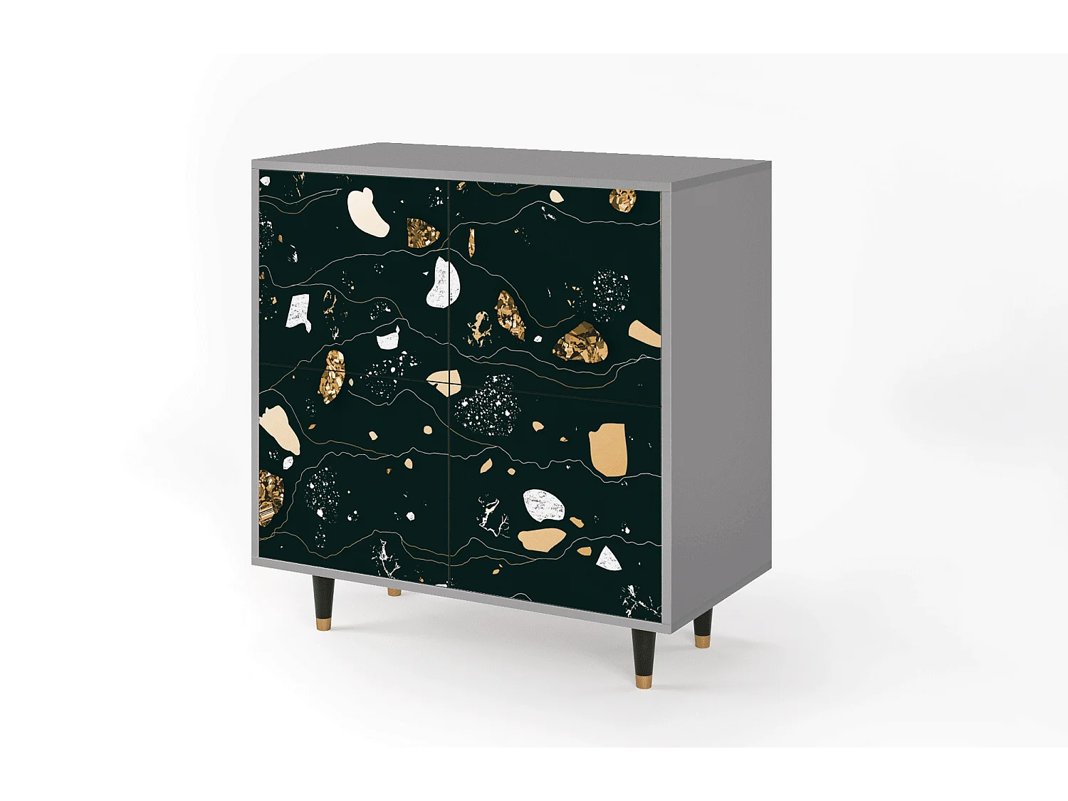 Sideboard - 94x96x48 cm - BS3 - Space Rocks, Grau