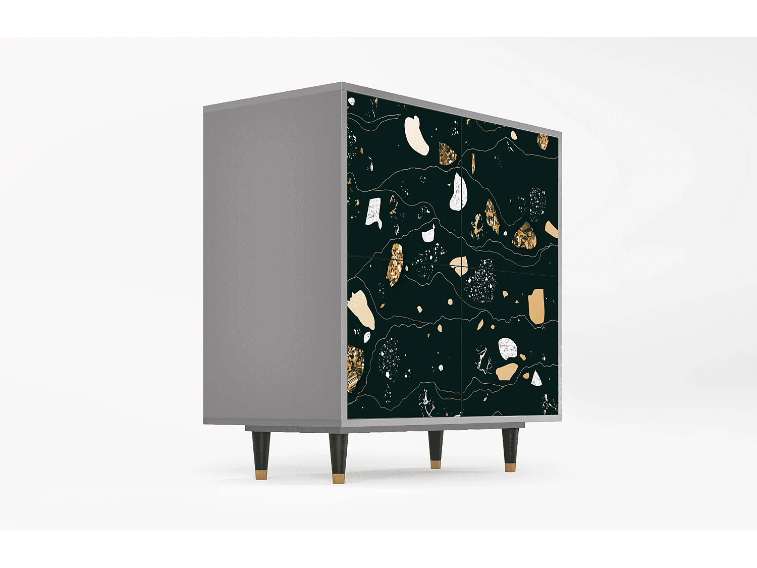 Sideboard - 94x96x48 cm - BS3 - Space Rocks, Grau