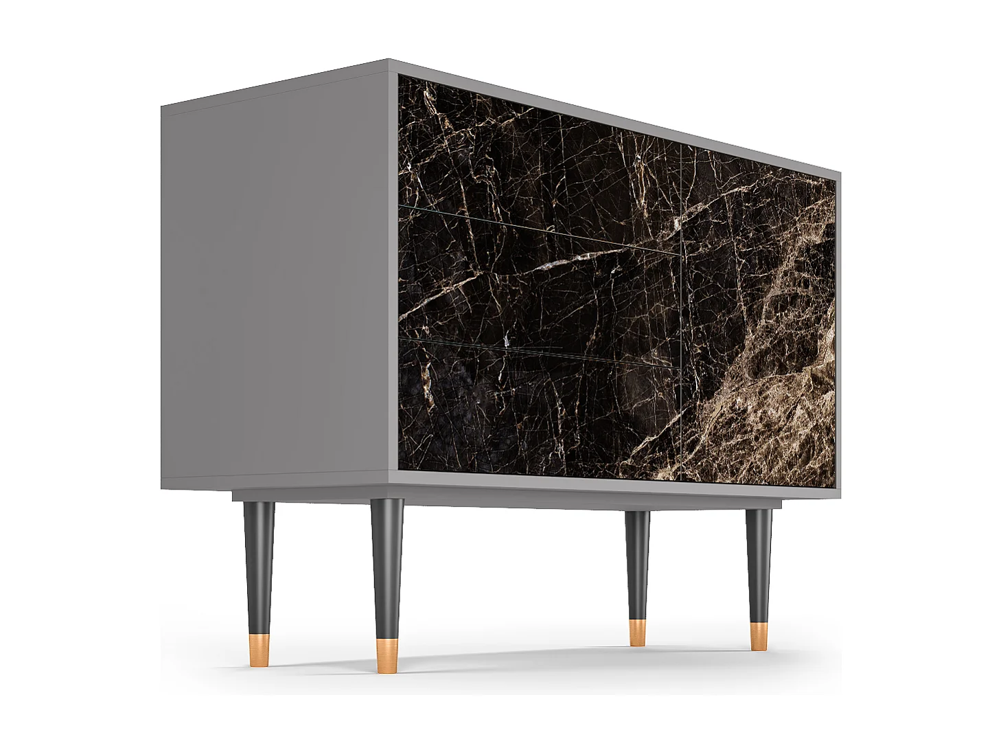 Buffet - 115х84х41 cm - S3 - Night Abyss, Gris