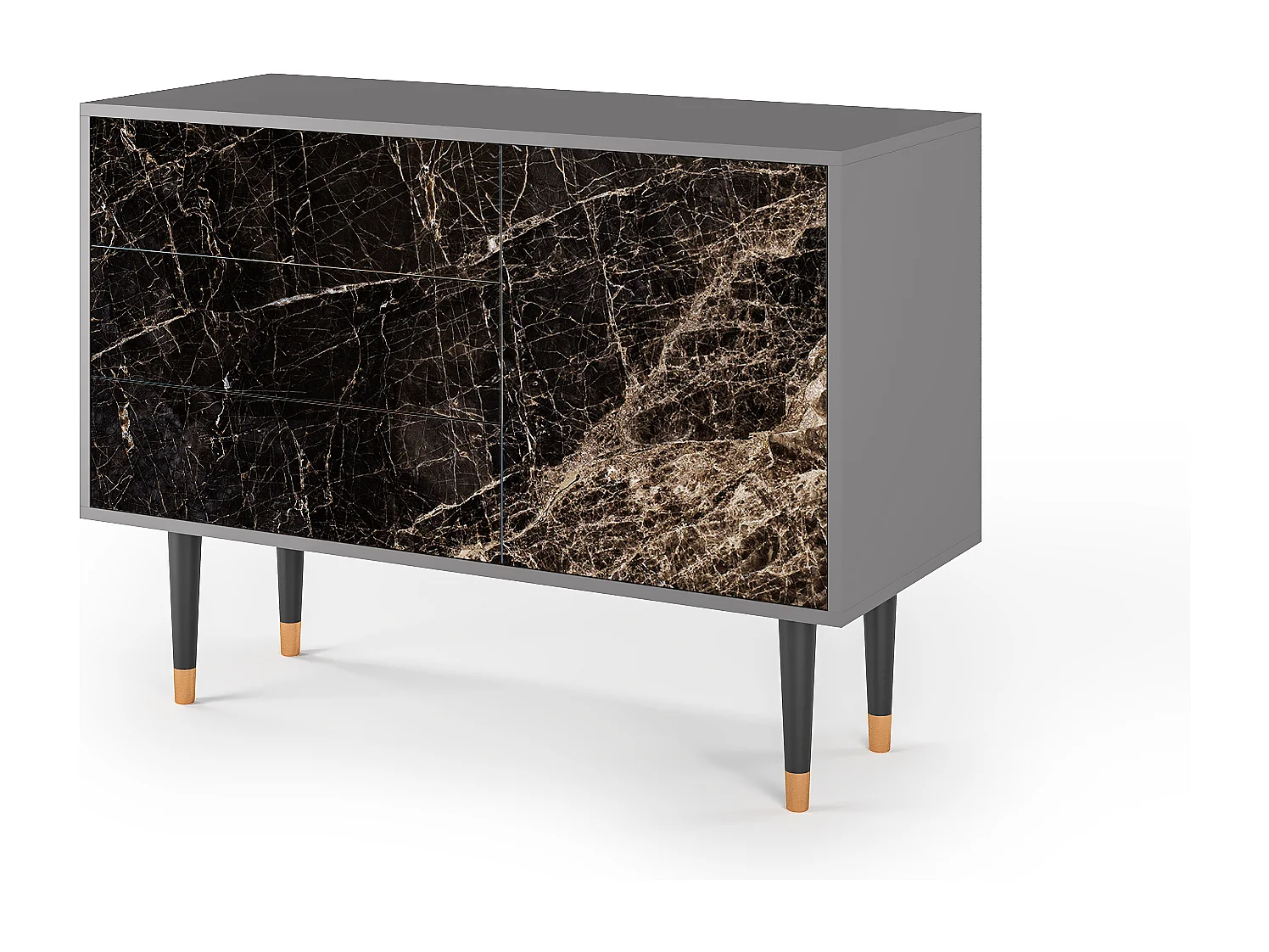 Credenza - 115х84х41 cm - S3 - Night Abyss, Grigio