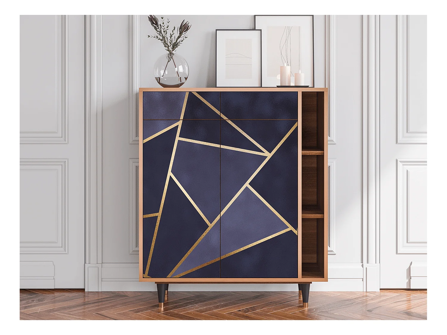 Credenza - 96х110х41 cm - BS6 - The Amethyst, Noce