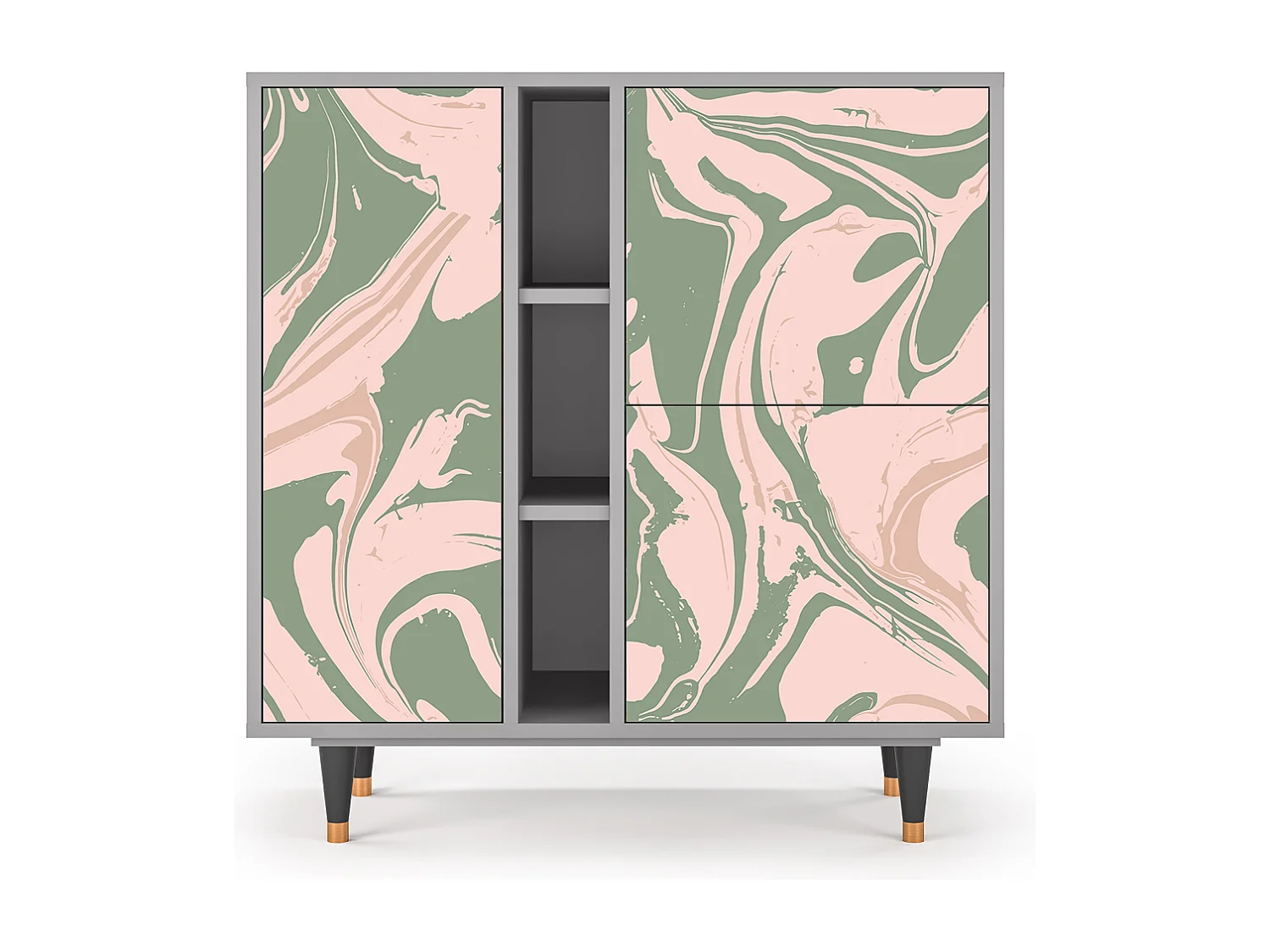 Buffet - 94х96х41 cm - BS5 - Aquarelle, Gris