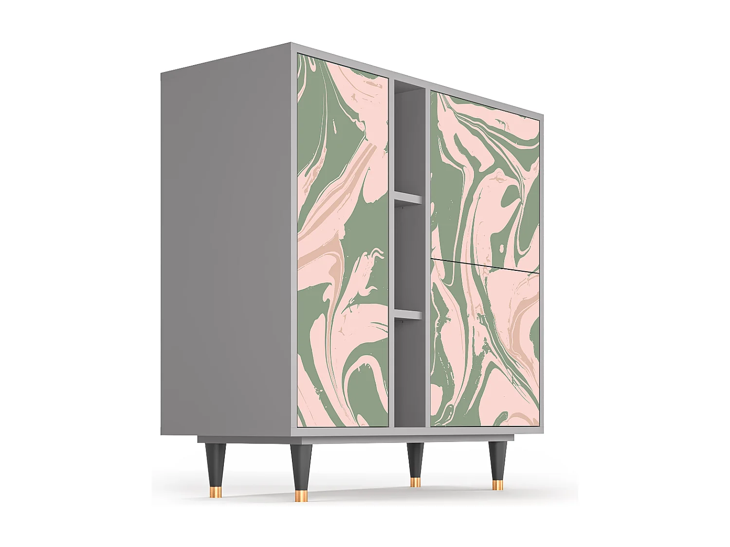 Buffet - 94х96х41 cm - BS5 - Aquarelle, Gris