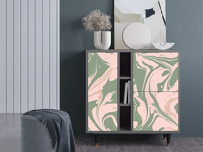 Buffet - 94х96х41 cm - BS5 - Aquarelle, Gris