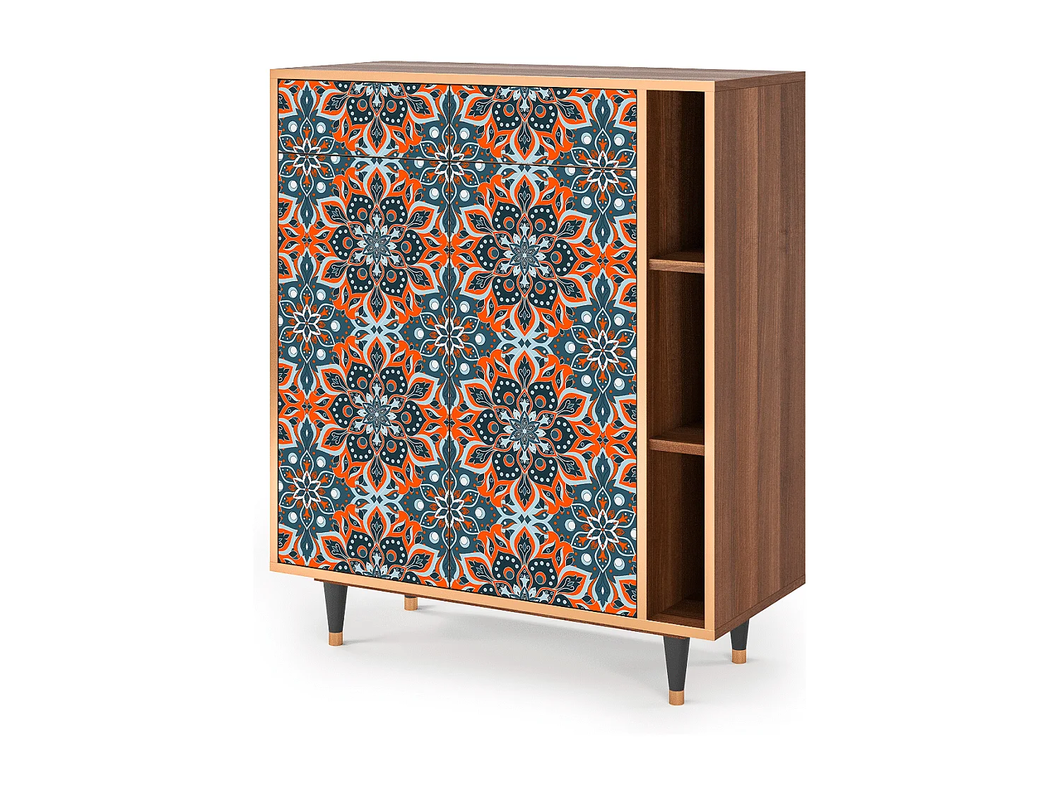 Buffet - 96х110х41 cm - BS6 - Fire Beetle, Noyer