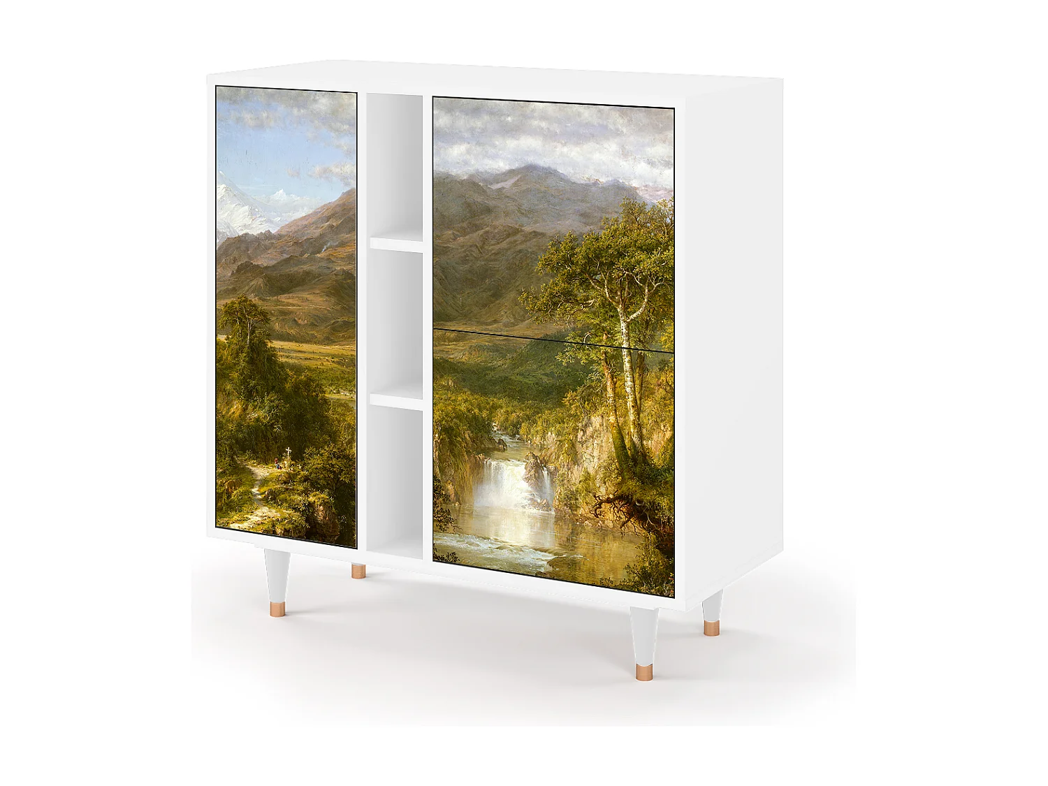 Aparador - 94х96х41 cm - BS5 - The Heart of the Andes , Branco