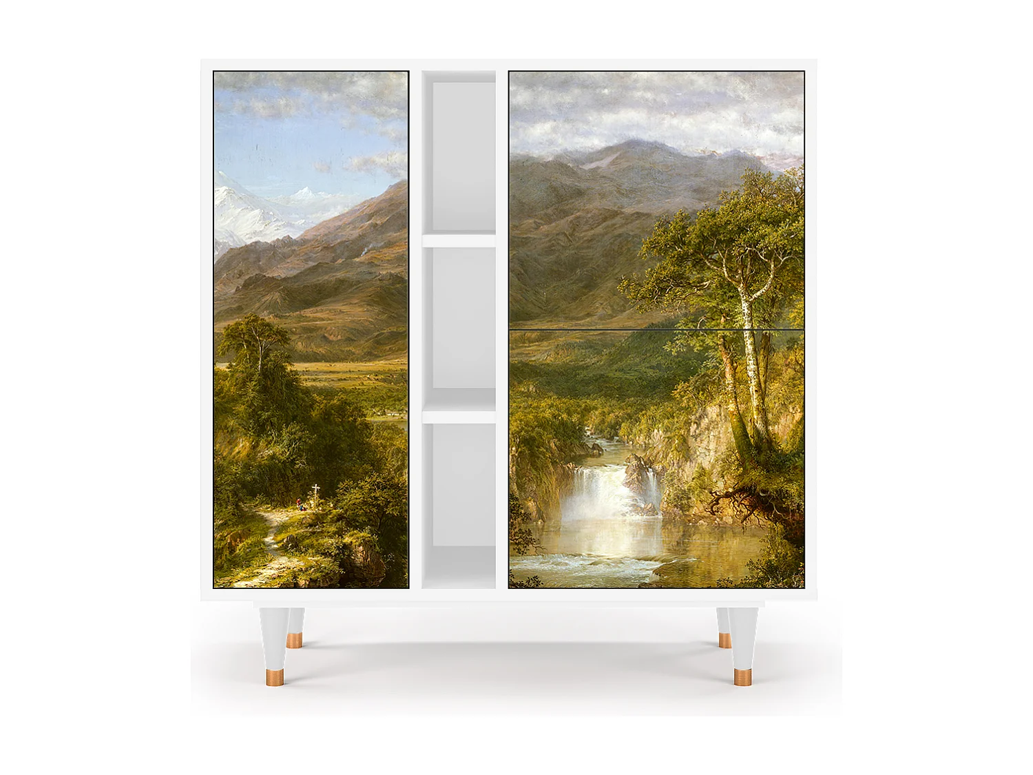 Aparador - 94х96х41 cm - BS5 - The Heart of the Andes , Branco