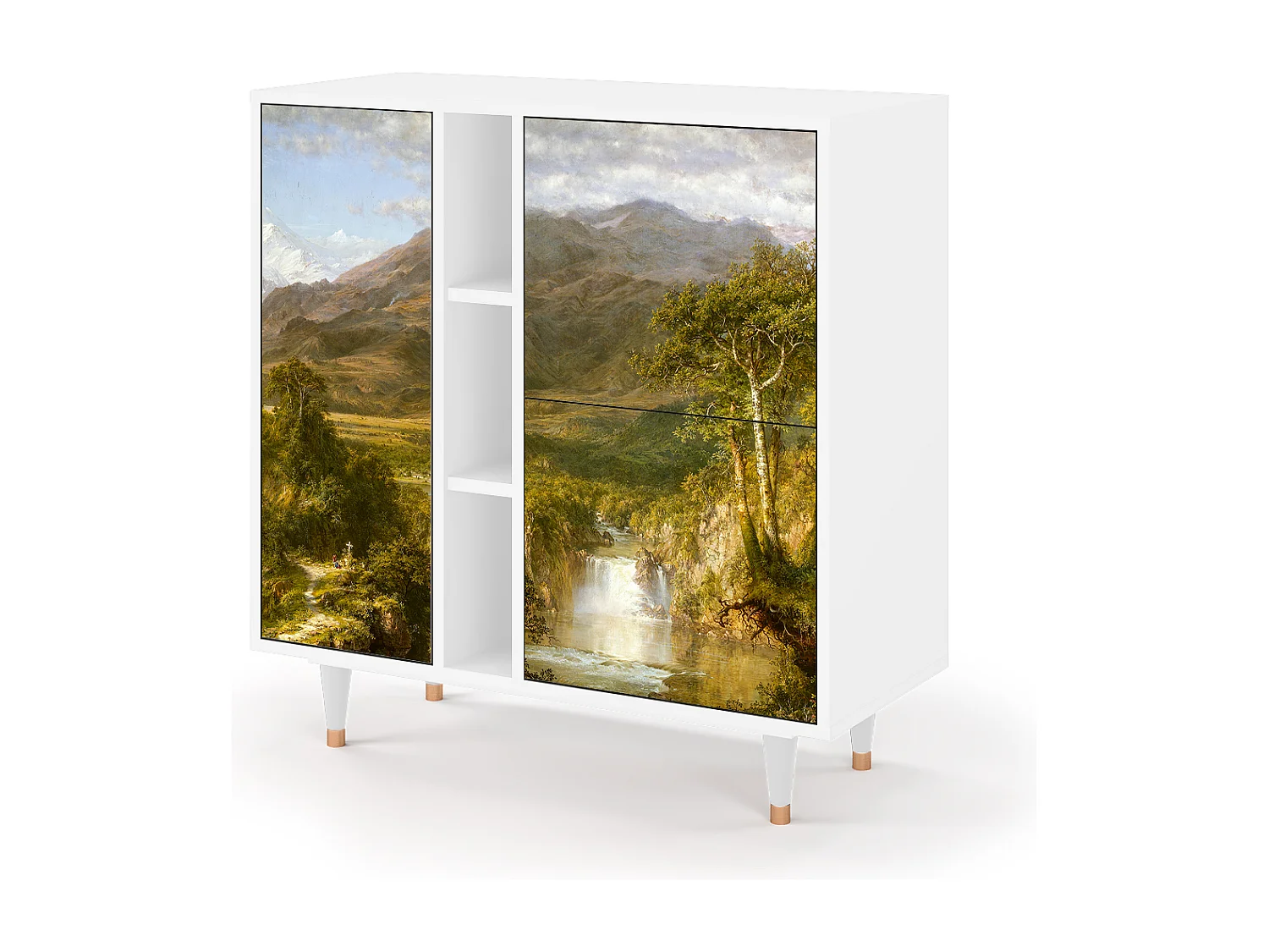 Aparador - 94х96х41 cm - BS5 - The Heart of the Andes , Branco