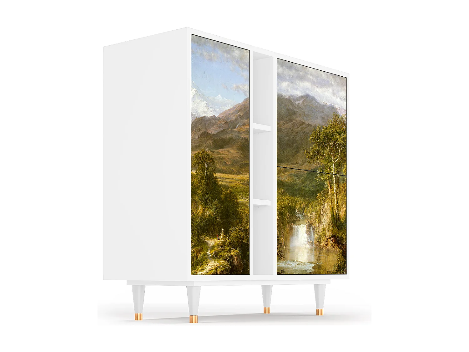 Aparador - 94х96х41 cm - BS5 - The Heart of the Andes , Branco