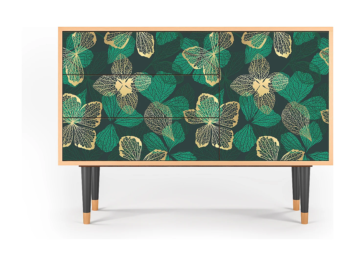 Buffet - 115х84х41 cm - S3 - Green Flower, Noyer