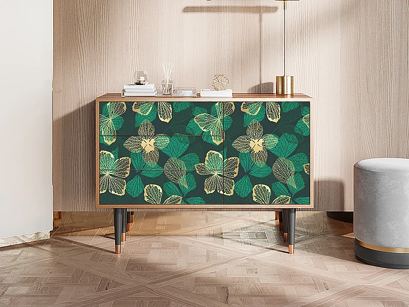 Buffet - 115х84х41 cm - S3 - Green Flower, Noyer