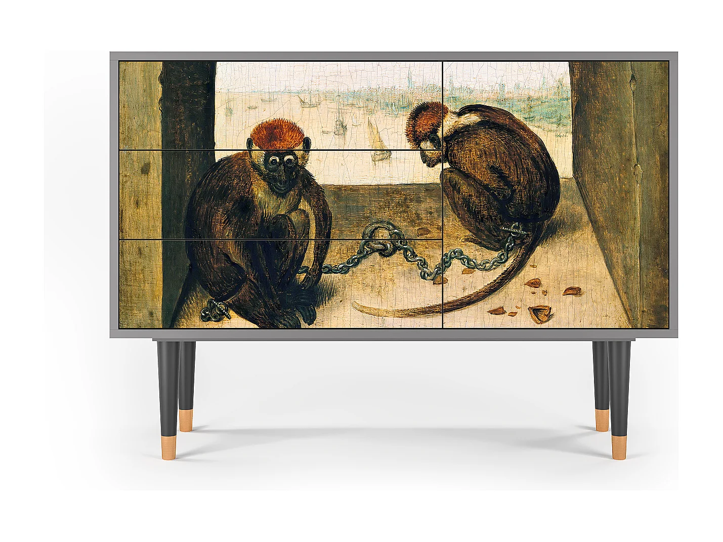 Buffet - 115х84х41 cm - S3 - Two Monkeys, Gris