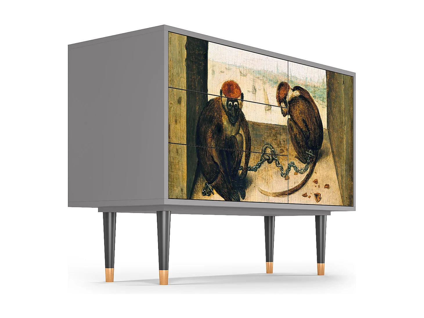 Buffet - 115х84х41 cm - S3 - Two Monkeys, Gris