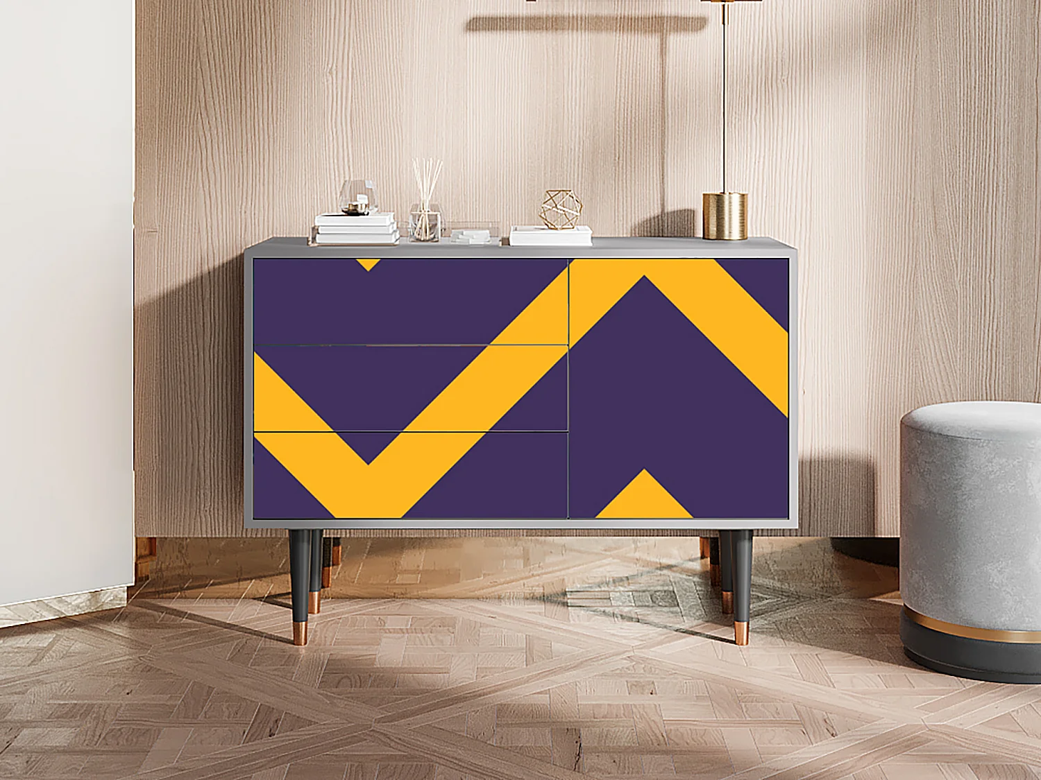 Buffet - 115х84х41 cm - S3 - The Brightest Way, Gris