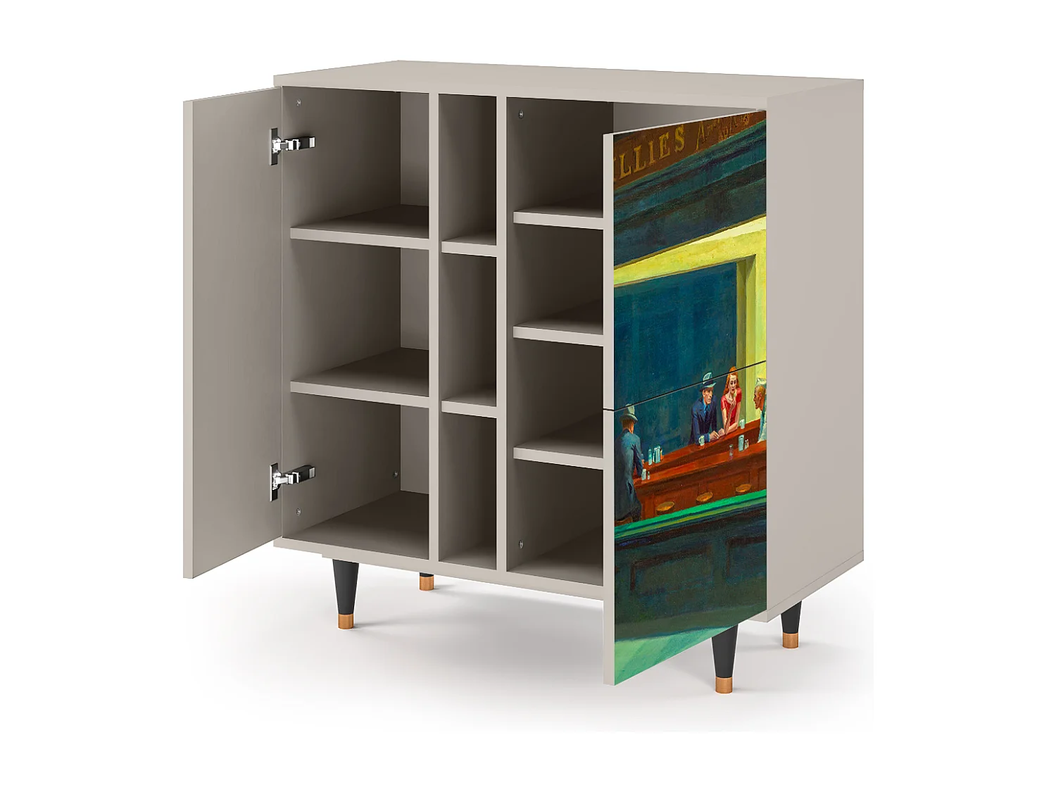 Dressoir - 94х96х41 cm - BS5 - Nighthawks by Hopper, Zand