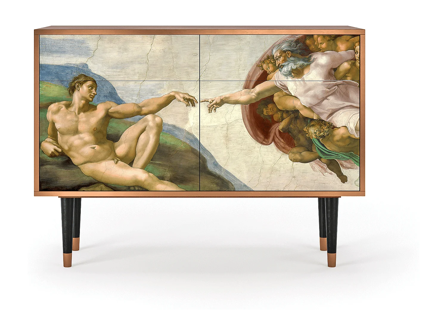 Buffet - 115x85x48 cm - BS4 - The Creation of Adam, Noyer
