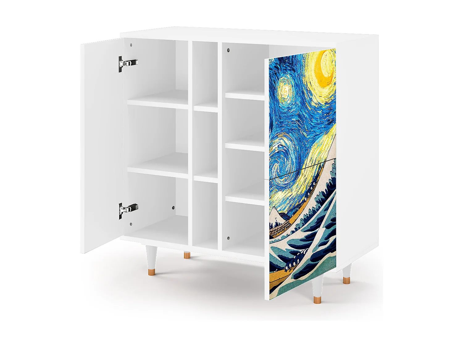 Buffet - 94х96х41 cm - BS5 - Great Wave, Blanc