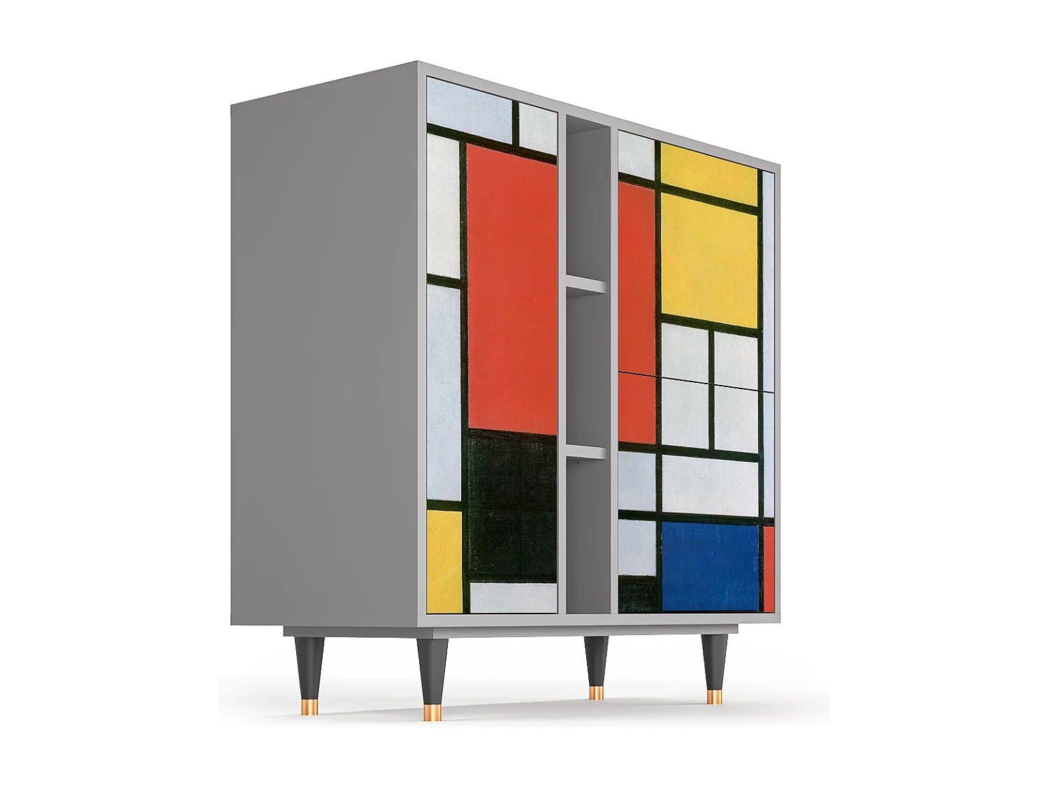 Buffet - 94х96х41 cm - BS5 - Composition, Gris