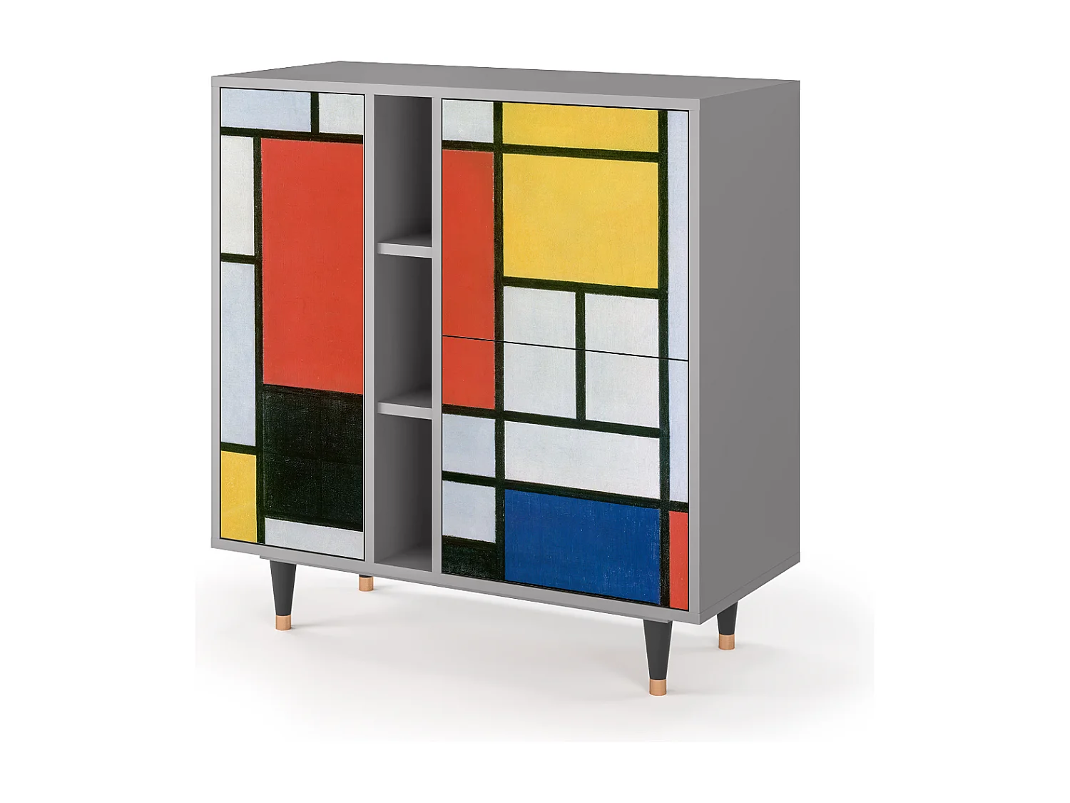 Dressoir - 94х96х41 cm - BS5 - Composition, Grijs