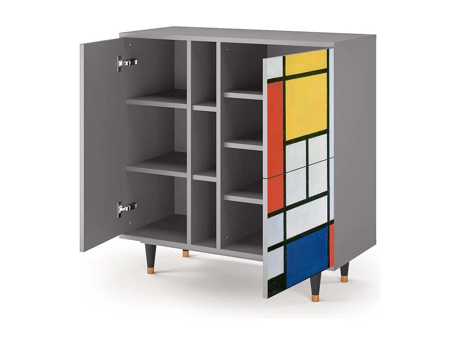 Dressoir - 94х96х41 cm - BS5 - Composition, Grijs