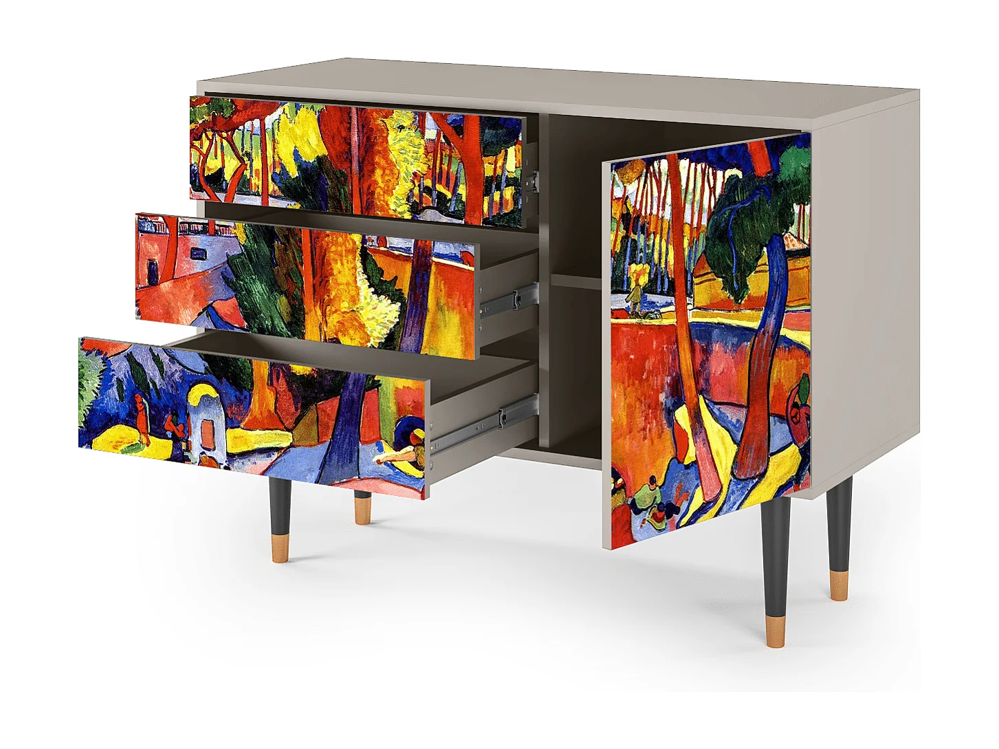 Dressoir - 115х84х41 cm - S3 - The Turning Road, Zand