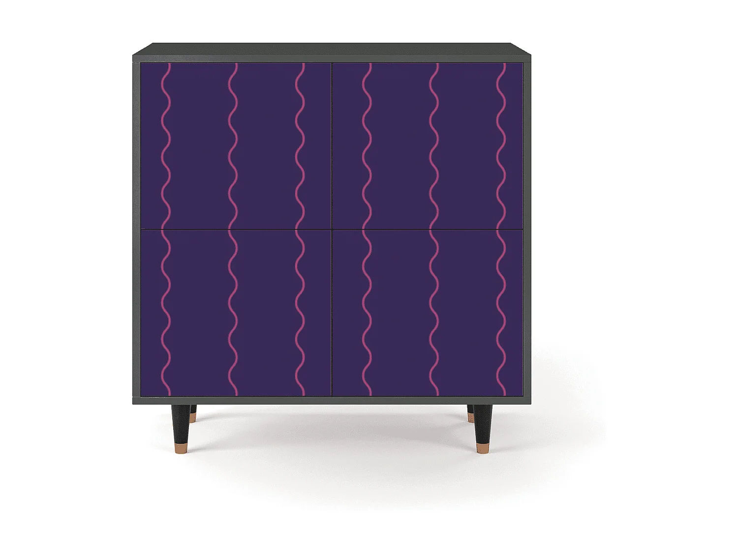 Aparador - 94x96x48 cm - BS3 - Grape Maccaroni, Antracite