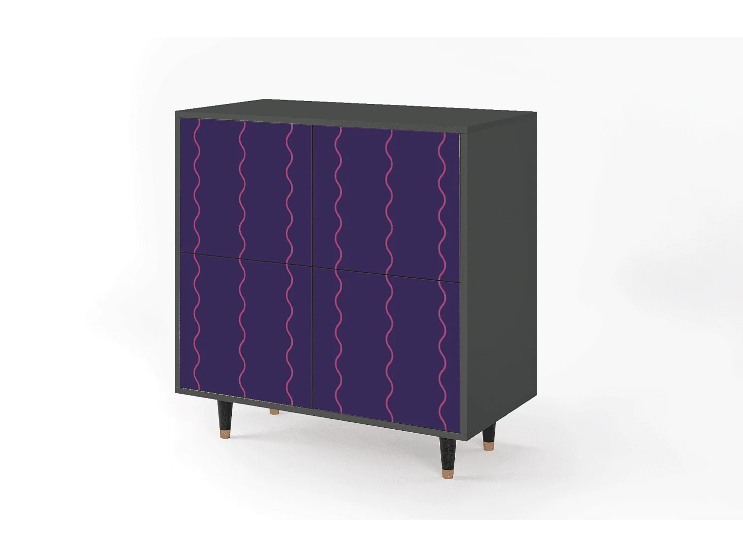 Buffet - 94x96x48 cm - BS3 - Grape Maccaroni, Anthracite