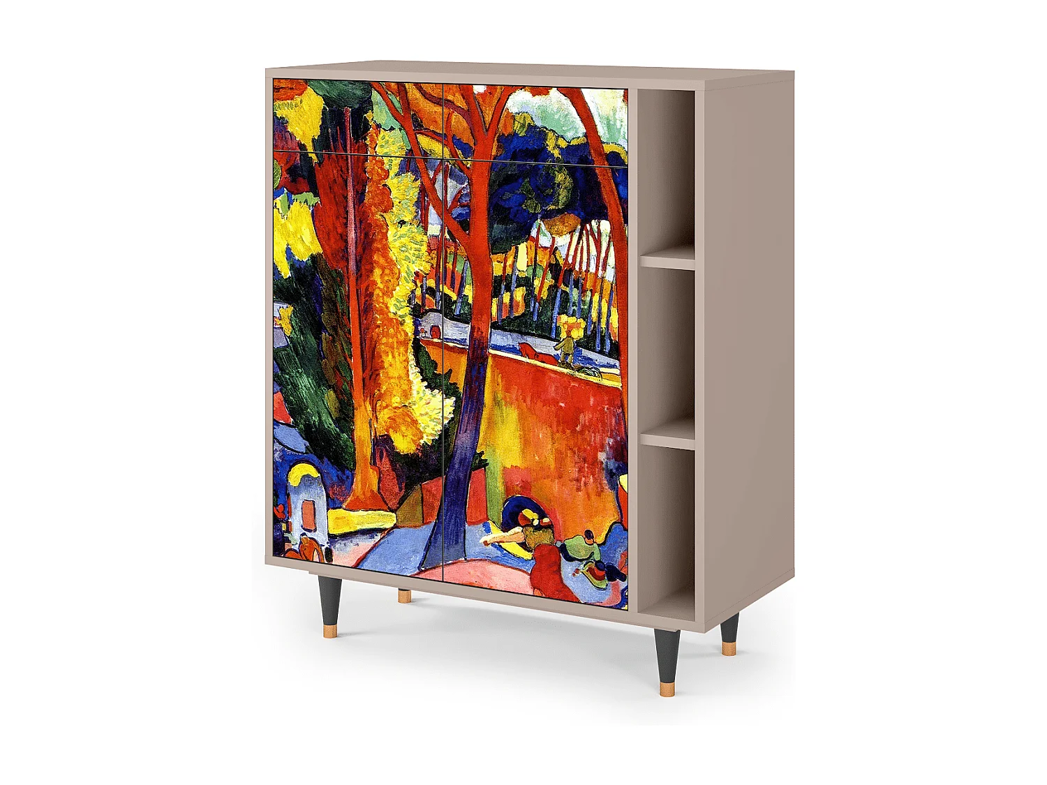 Kredens - 96х110х41 cm - BS6 - The Turning Road, Latte