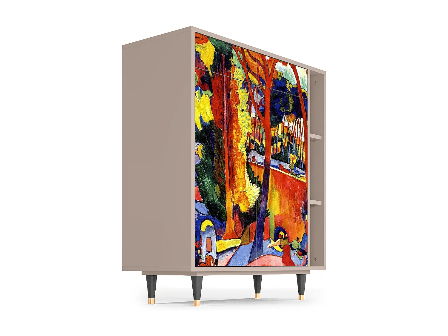 Kredens - 96х110х41 cm - BS6 - The Turning Road, Latte