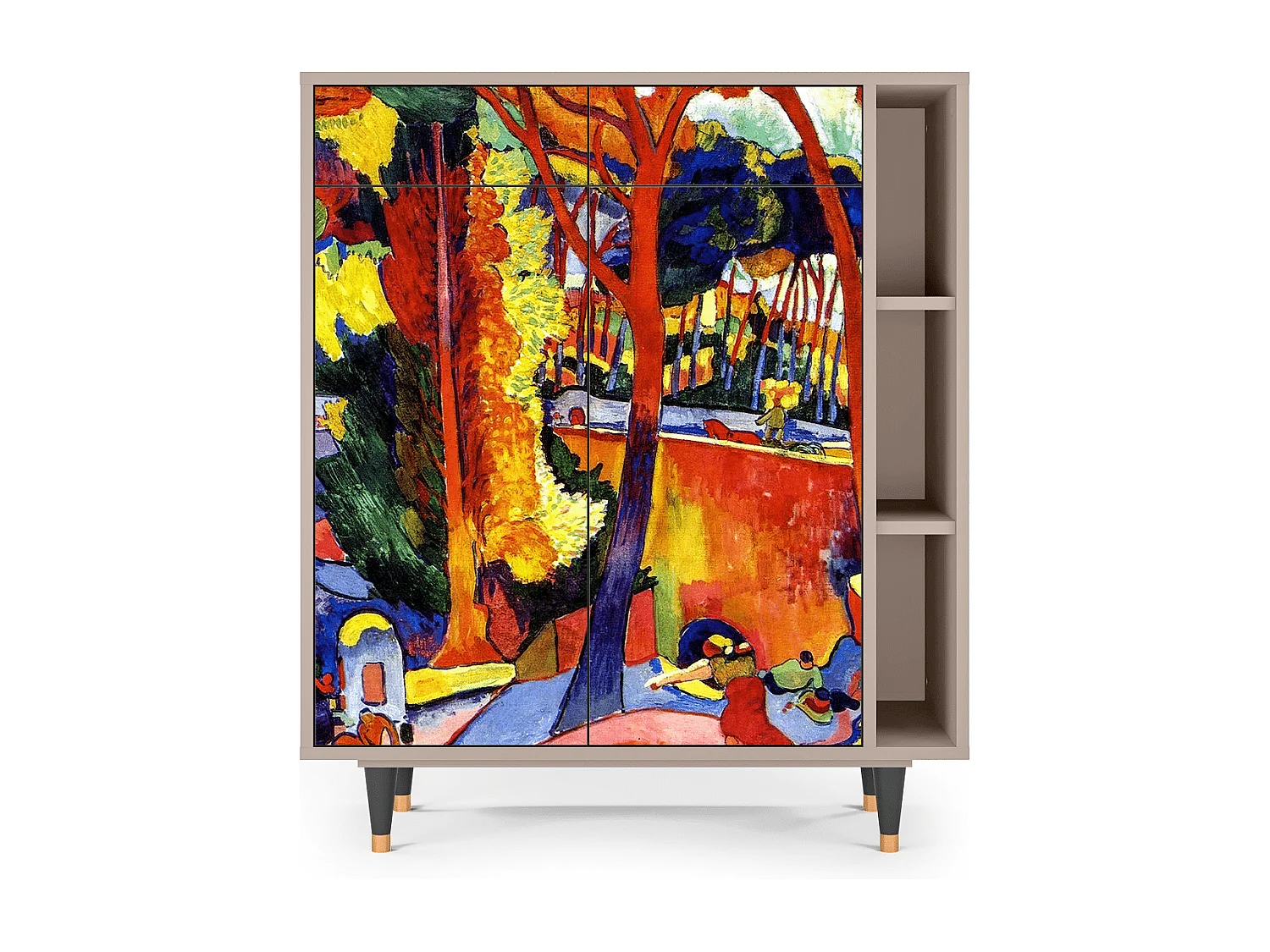 Kredens - 96х110х41 cm - BS6 - The Turning Road, Latte