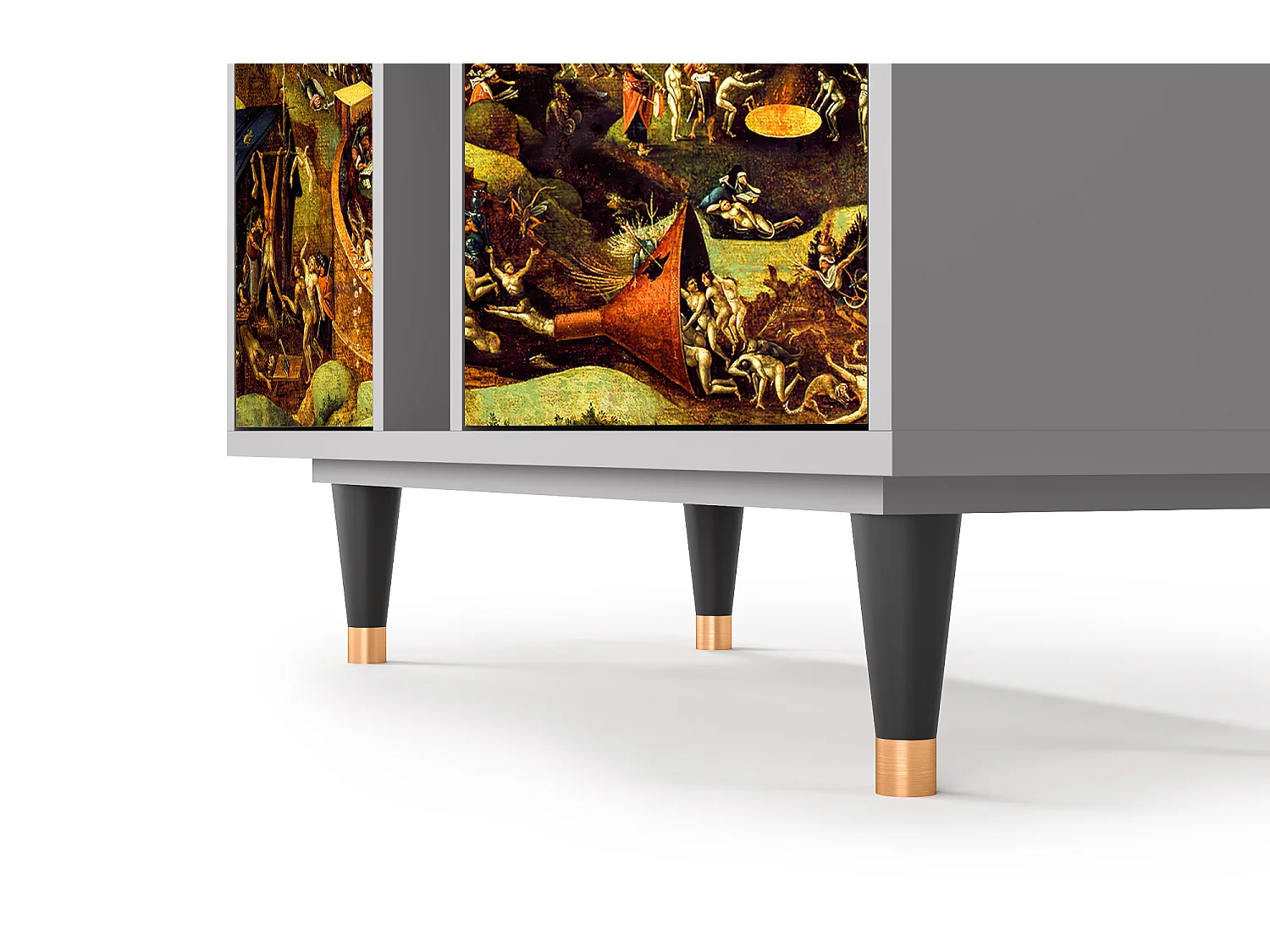 Kredens - 94х96х41 cm - BS5 - Christ in Limbo, Szary