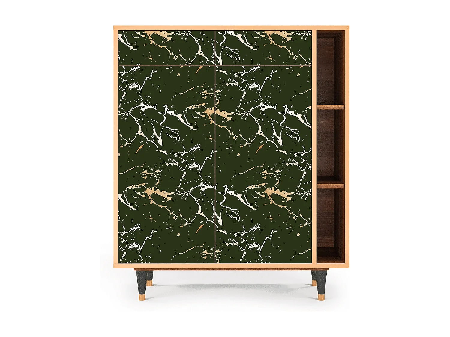 Sideboard - 96х110х41 cm - BS6 - Amazon Forest, Walnuss