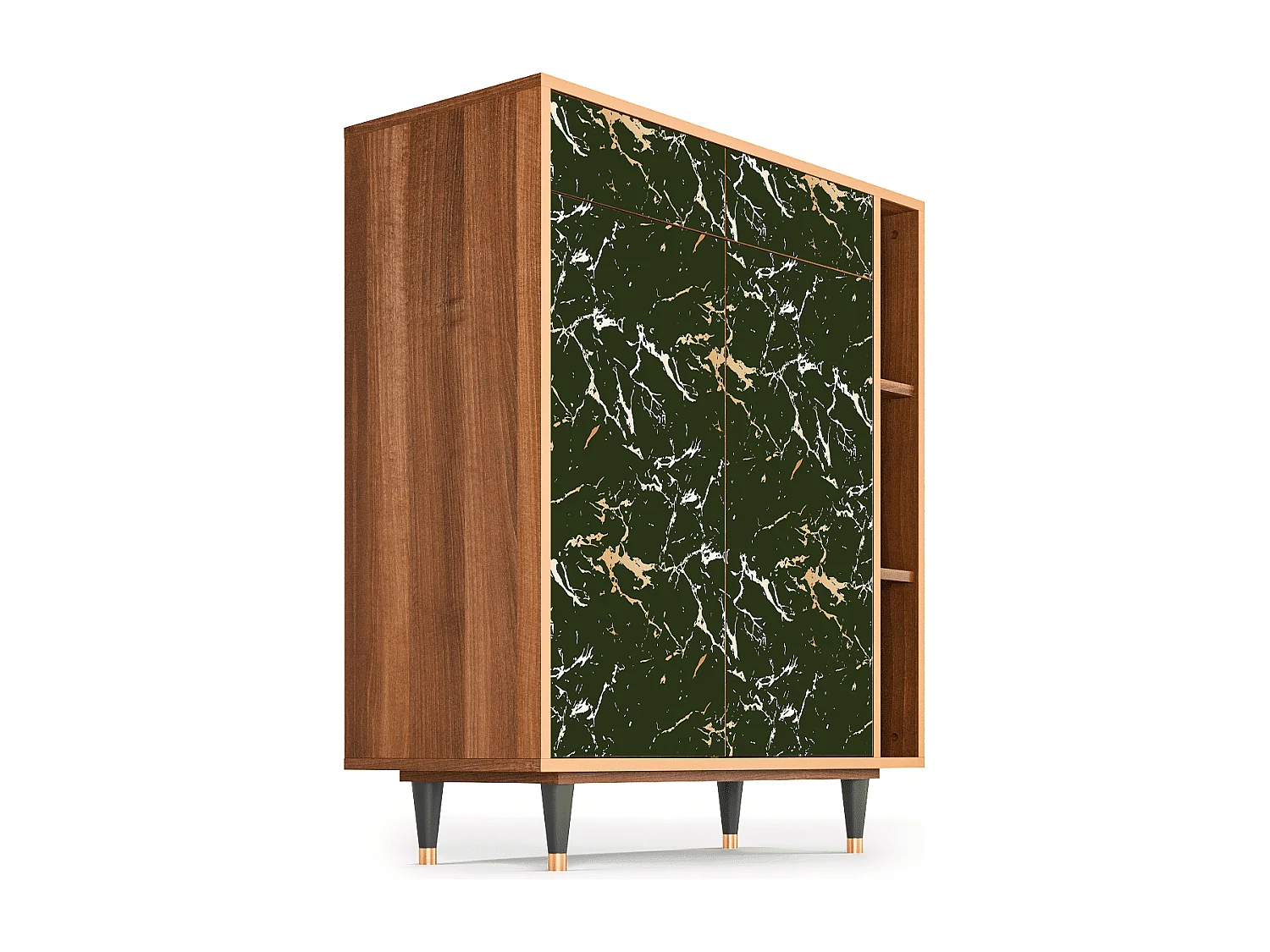 Buffet - 96х110х41 cm - BS6 - Amazon Forest, Noyer