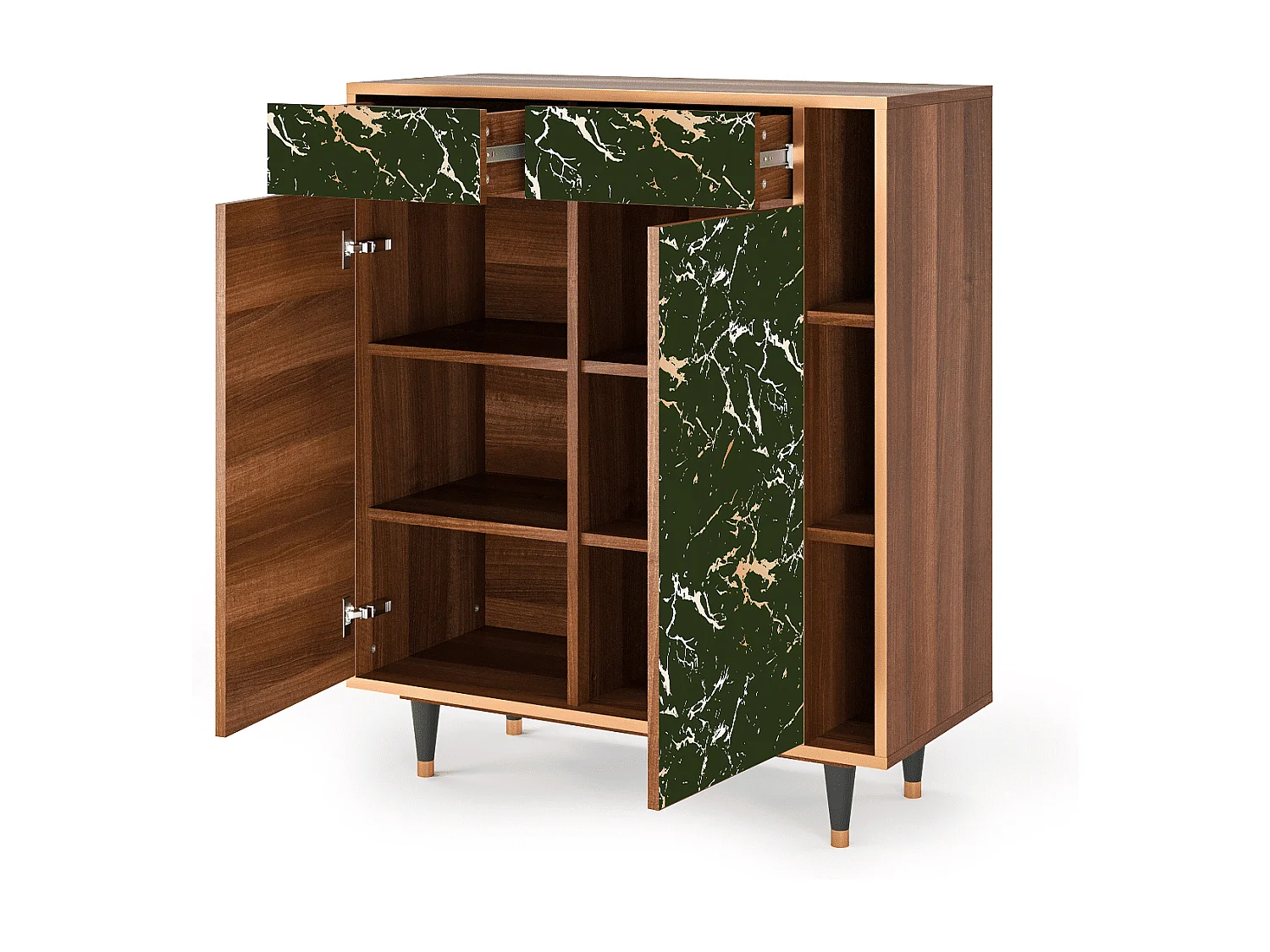 Buffet - 96х110х41 cm - BS6 - Amazon Forest, Noyer