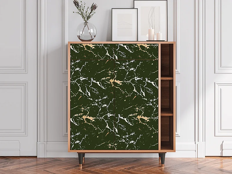 Kredens - 96х110х41 cm - BS6 - Amazon Forest, Orzech